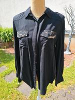 Bluse schwarz/leolook Thüringen - Gera Vorschau
