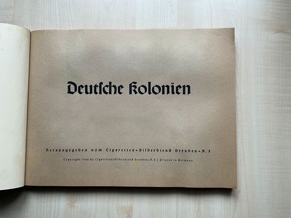 Buch Deutsche Kolonien in Lilienthal