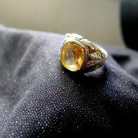 Antiker Ring mit einem gelben Stein. Silber. Bochum - Bochum-Ost Vorschau