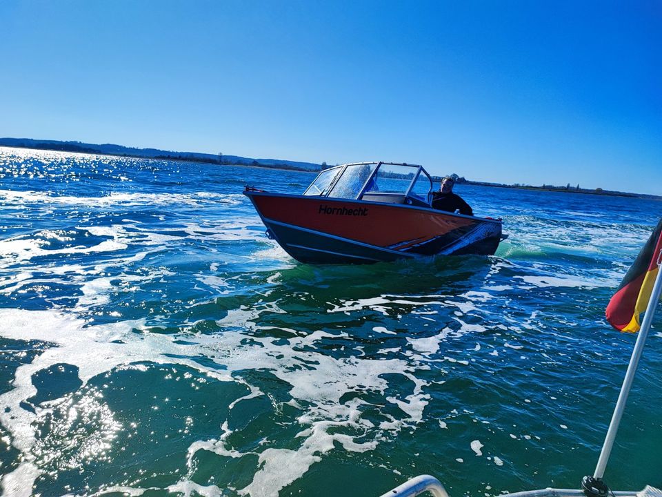 Hornhecht 70PS mit Führerschein Mietboot 6 Stunden Angeln & Fun in Lütjenburg