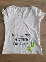 T-Shirt Schwangerschaft Tracht Dirndl Gr. M Bayern - Prien Vorschau