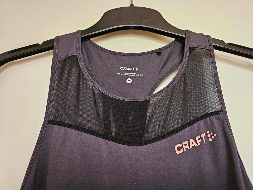 Craft Laufshirt Funktionstop ausgestellt Achselshirt Sporttop in Dresden