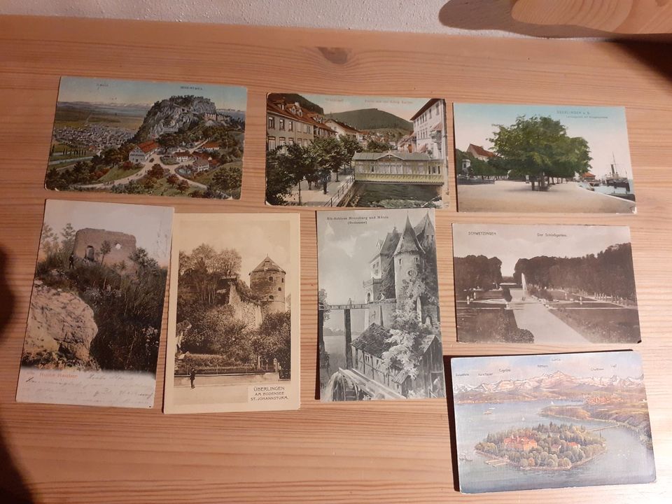 22 alte Postkarten, Ansichtskarten, von ca. 1910, AK Bodensee in Loßburg