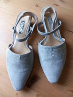 Verschenke schicke Sandalen "Gabor" silbergrau Sachsen - Crimmitschau Vorschau
