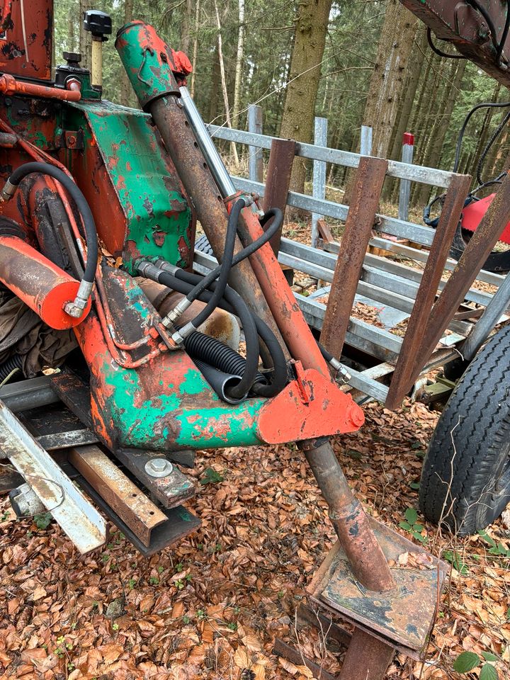 Rückewagen * Holz * Wald * Rückehänger Atlaskran in Marienberg