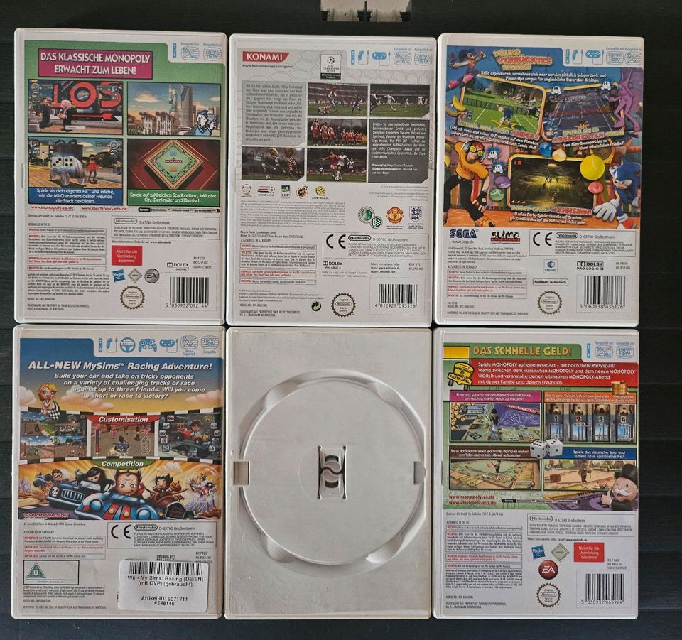 Nintendo Wii Konsole Weiß Paket Ohne OVP Nur Konvolut in Murr Württemberg