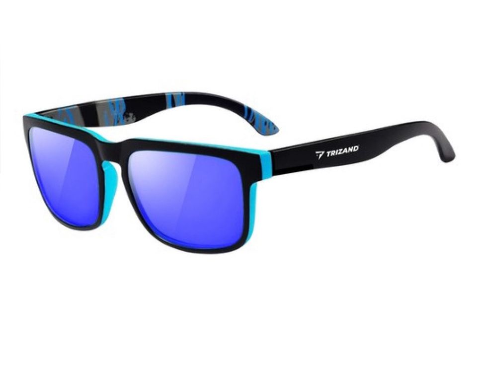 Blau-Schwarze Sonnenbrille mit UV400 und polarisiert in Köln