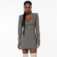 Graues Zara Mini-Ärmel-Kleid mit Futter. Größe L Baden-Württemberg - Kehl Vorschau