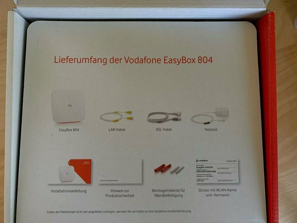 Vodafone EasyBox 804 DSL/VDSL WLAN ac 1Gb Router in Dresden