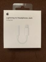 Apple Lightning to Headphone Jack Adapter org. verpackt NEU Hessen - Bad Homburg Vorschau