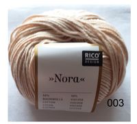 Rico Design: Nora, 50g ~ 120m, 50% Baumwolle/50% Viscose Nordrhein-Westfalen - Hamminkeln Vorschau