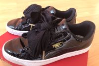 Puma Basket Sneaker, schwarz Lack,Gr. 38,5 Hessen - Biblis Vorschau