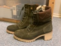 Tamaris Boots Stiefel Leder Schurwolle 40 grün Schuhe NP 100€ Bayern - Wolnzach Vorschau