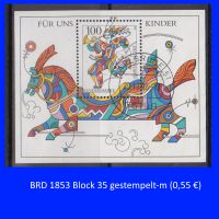 BRD/Bund 1853 Block 35 gestempelt (55 ct) Baden-Württemberg - Karlsruhe Vorschau