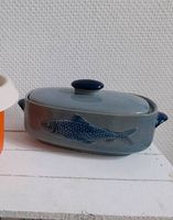 Heringstopf Kühe Haushalt keramik deko blau fisch Niedersachsen - Westerwalsede Vorschau