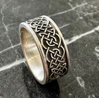 Massiver Ring Keltische Knoten Keltenknoten 925 Silber Herrenring Nordrhein-Westfalen - Moers Vorschau