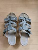 Pantolette grau Gr. 38 Niedersachsen - Soltau Vorschau