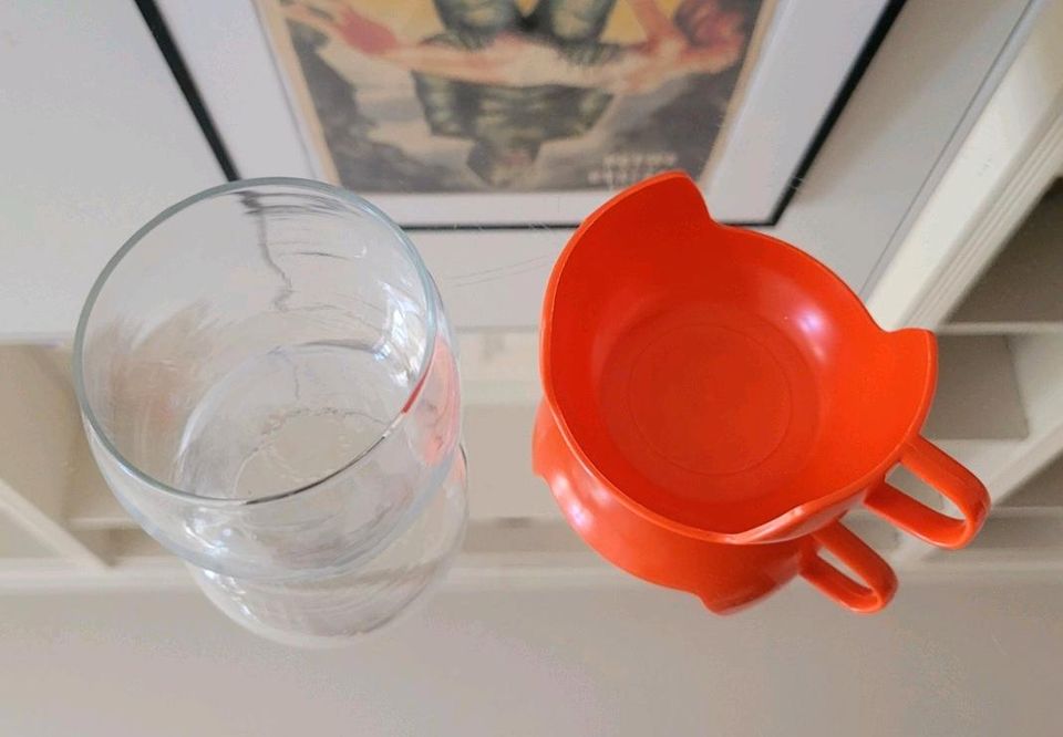 Vintage Space Age Design 6er-Set-Tasse Orange 60er 70er in Frankfurt am Main