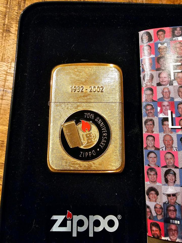 Zippo 70th Anniversary 1932-2002 Friends for a lifetime in Zippo 70th Anniversary 1932-2002 Friends for a lifetime in