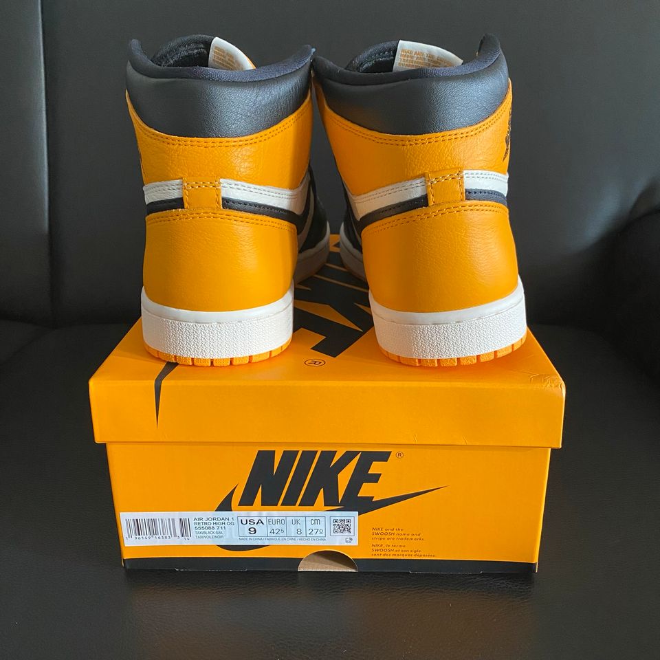 Air Jordan 1 High Yellow Toe in Worms