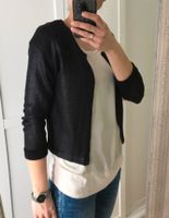 Review NEU 3/4 Cardigan Strickjacke Bolero M 38 schwarz glänzend München - Laim Vorschau