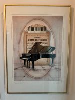 Schönes Piano Bild mit goldenen Rahmen Köln - Riehl Vorschau