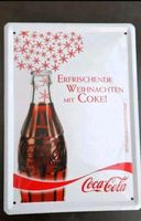 Coca cola Schild.  Metall . Für Sammler.  Tadelloser Zustand Niedersachsen - Springe Vorschau