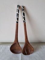 Salatbesteck Holz Set Höhe ca. 29cm, Top Zustand 1x genutzt Hamburg-Mitte - Hamburg Altstadt Vorschau