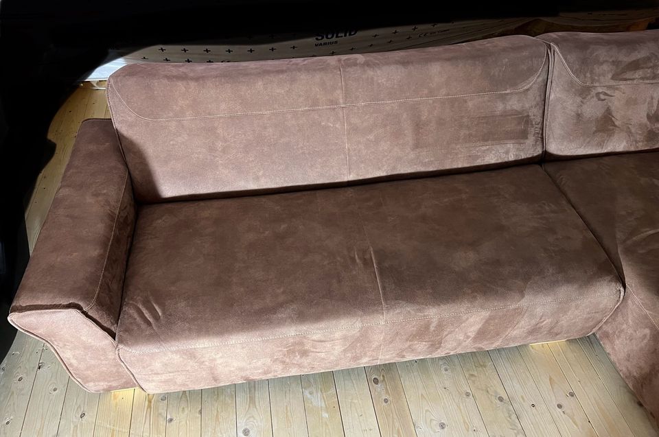 Loft Sofa Rundecke Braun in Walsrode