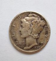 1930 "Mercury Dime", USA Essen - Essen-Stadtwald Vorschau