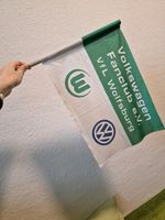 Zeige Flagge für die Wölfe! VfL Wolfsburg Fahne - Volkswagen Niedersachsen - Wolfsburg Vorschau