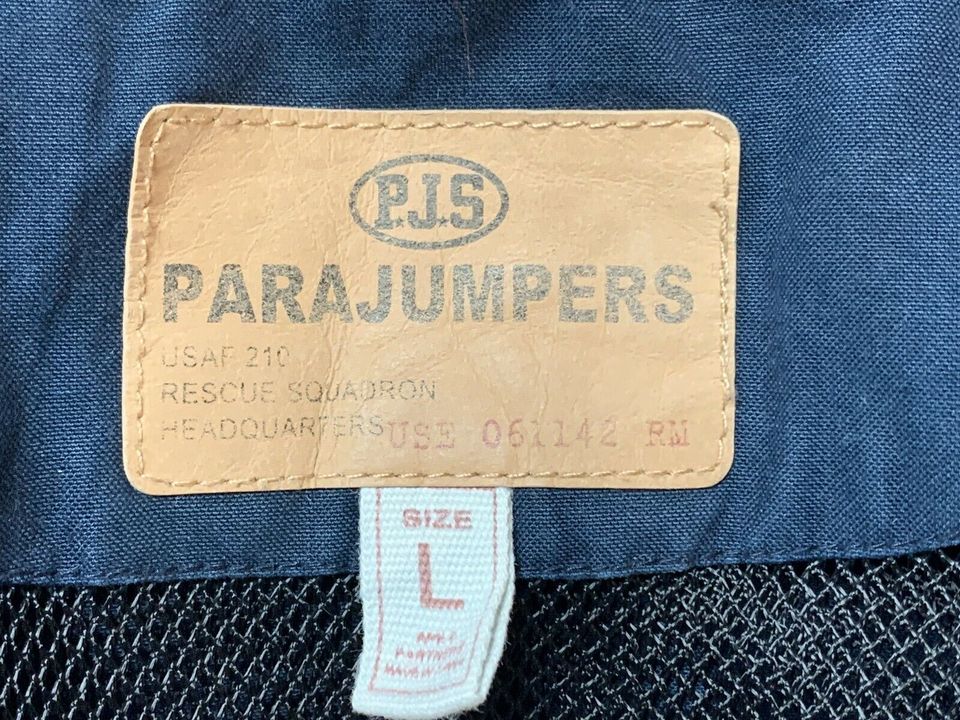 Parajumpers Herren Jacke Gr L, blau mit Kapuze in Bochum