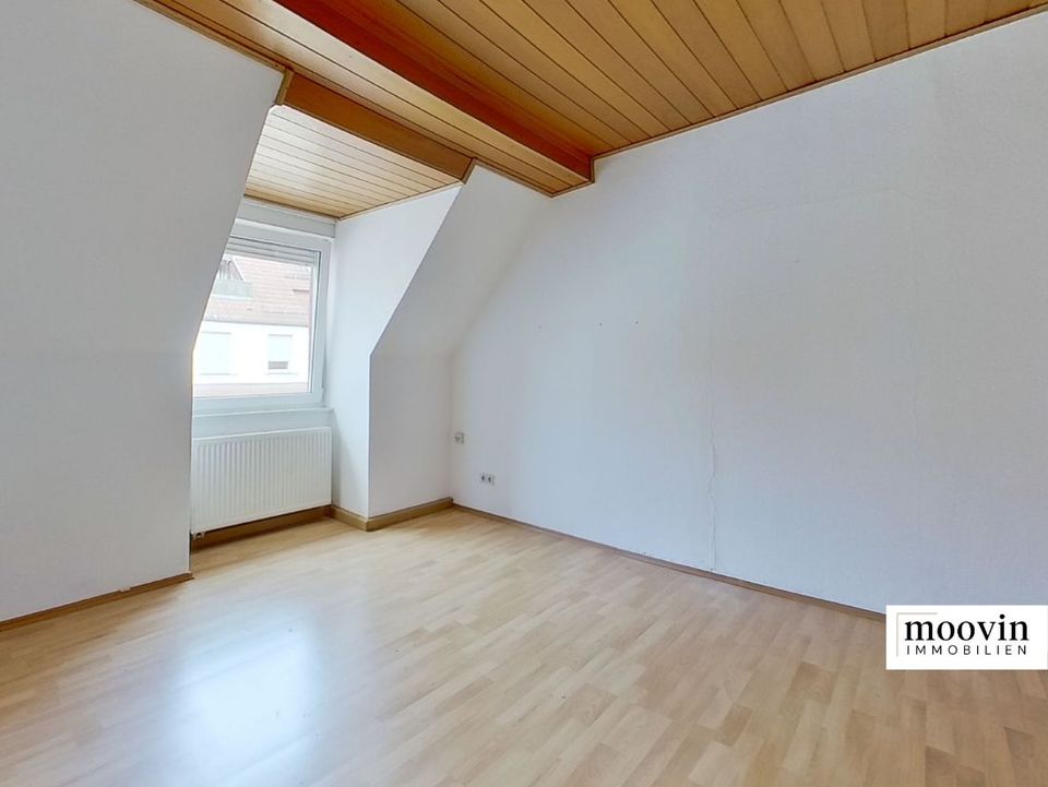 Schöne 3-Zimmer-Dachgeschosswohnung mit Balkon sucht Käufer in Nürnberg (Mittelfr)