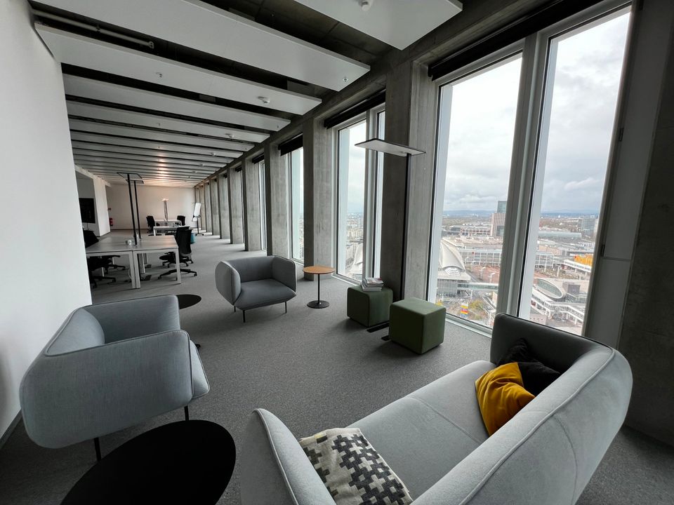 301 sqm Open-Space-Bü‎ro in Spaces Tower One in Frankfurt am Main