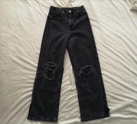 Jeans, schwarz, High Waist, Gr. 158, H&M Baden-Württemberg - Wernau Vorschau