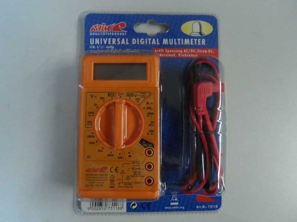 Universal Digital Multimeter Spannungsprüfer AC/DC FRACHTFREI in Meiningen