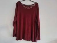 Gina Benotti Langarmshirt mit Spitze | Bordeauxrot | Gr. 52/54 Hessen - Langen (Hessen) Vorschau