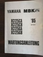 Yamaha MBK Wartungsanleitung 1995 Typen CA CB GA GB ca 300 Seiten Nordrhein-Westfalen - Enger Vorschau