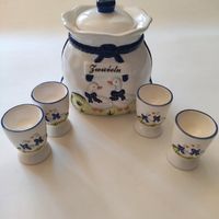 Zwiebeltopf und Eierbecher Keramik mit Entenmotiv Rheinland-Pfalz - Ochtendung Vorschau
