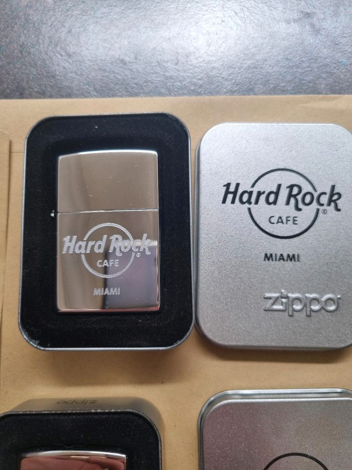 Zippo Benzinfeuerzeuge Hard Rock Cafe in Penzberg