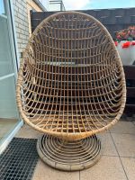 Rattan Korbgeflecht Egg Chair Sessel Sofa 60er Mid Century Hannover - Döhren-Wülfel Vorschau