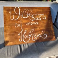 Holzschild für die Hochzeit Nordrhein-Westfalen - Brüggen Vorschau