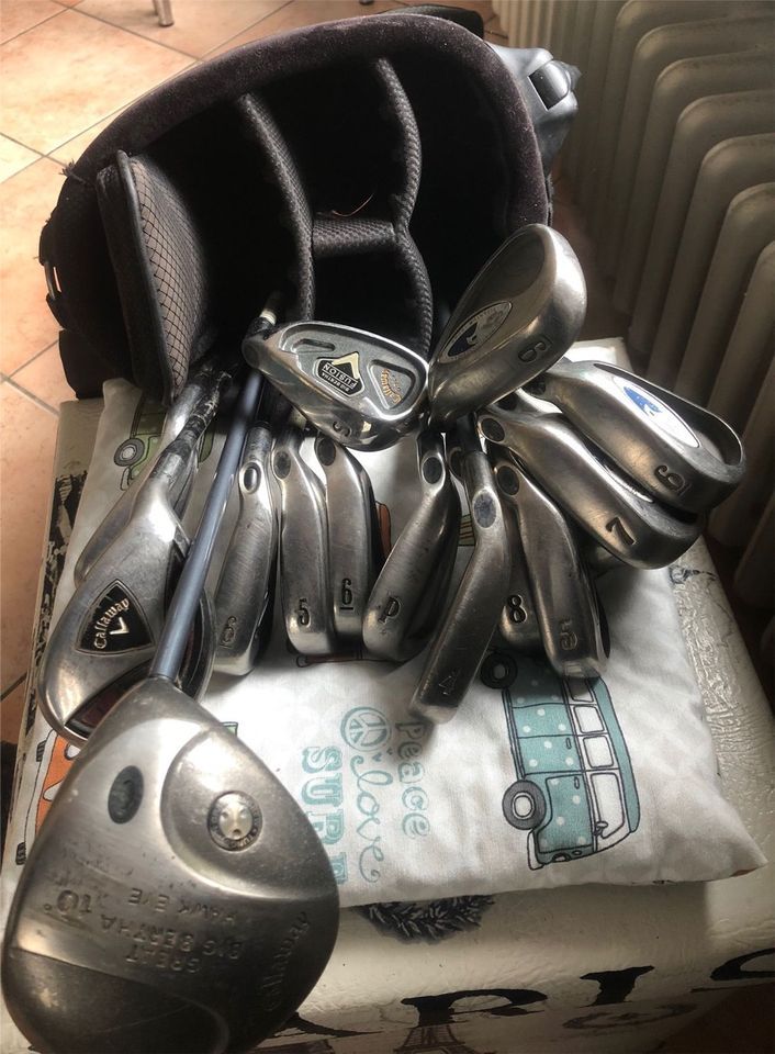 Golfschläger Callaway ca 16 Stück mit Tasche in Mönchengladbach