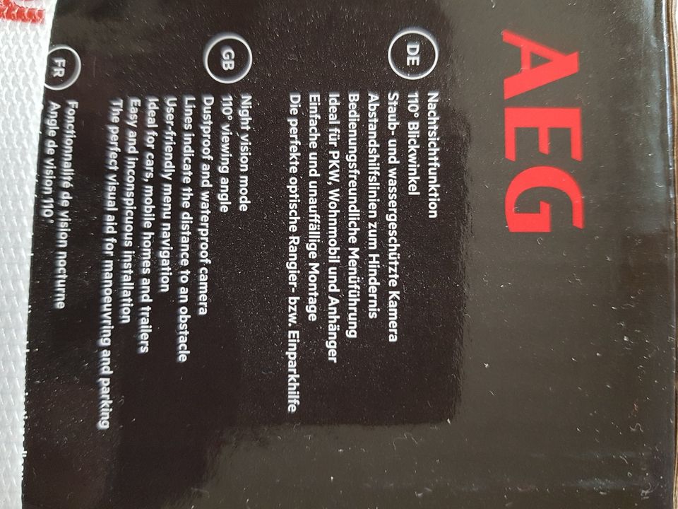 Originalverpacktes AEG Rückfahrkamera Set mit Funkübertragung in Rösrath