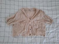 Kurze Leinen Bluse | Zara Bluse beige Bayern - Barbing Vorschau