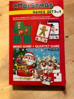 Christmas Games Set 3 in 1, Memory, Quartett, Puzzle Nordrhein-Westfalen - Mülheim (Ruhr) Vorschau