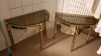 Antike Glas - Metall - Tische/ Goldfarben Bayern - Neuhof an der Zenn Vorschau