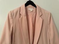 H&M Blazer rosa M mit gerafften Armen Bayern - Schwabach Vorschau