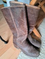 Buffalo Lederstiefel Fettleder Boots Gr.39 Cognac Bonn - Hardtberg Vorschau