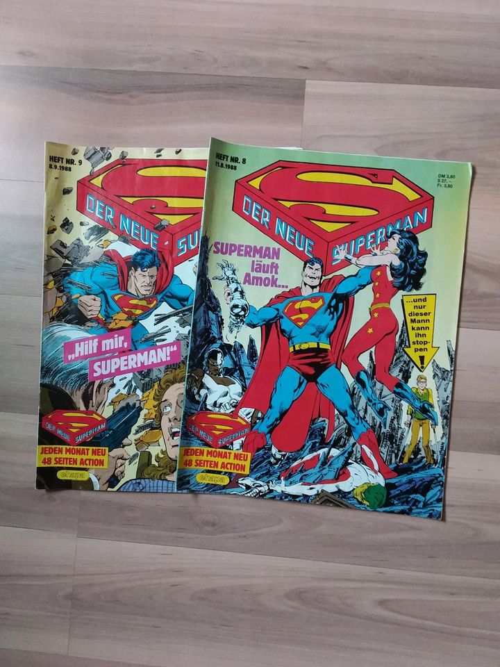 Der Neue Superman Heft 8 und 9 in Aalen